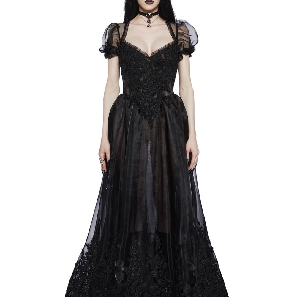 WIDOW - SABLE ROSE SANCTUARY MAXI DRESS Xtra Small